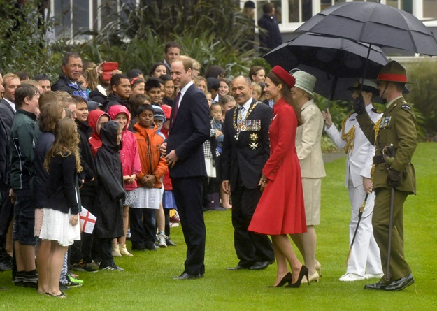 The Duke And Duchess Of Cambridge New Zealand Tour