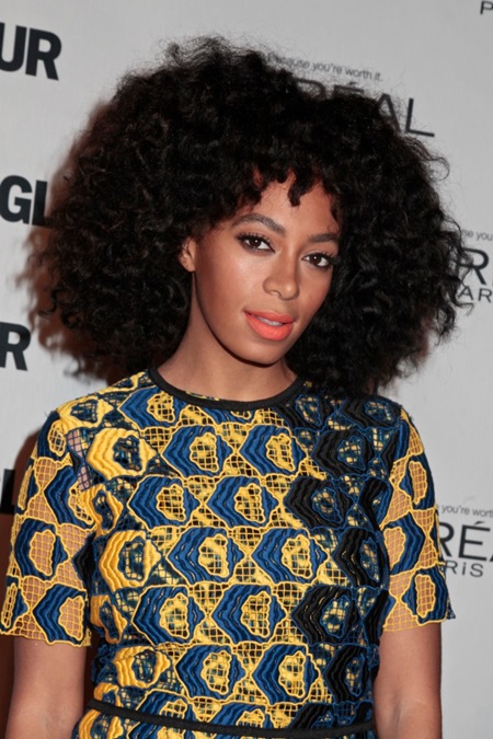 Mandatory Credit: Photo by Gregory Pace / BEImages (1154661dk) Solange Knowles 22nd Annual Glamour Women of the Year Awards, New York, America - 12 Nov 2012