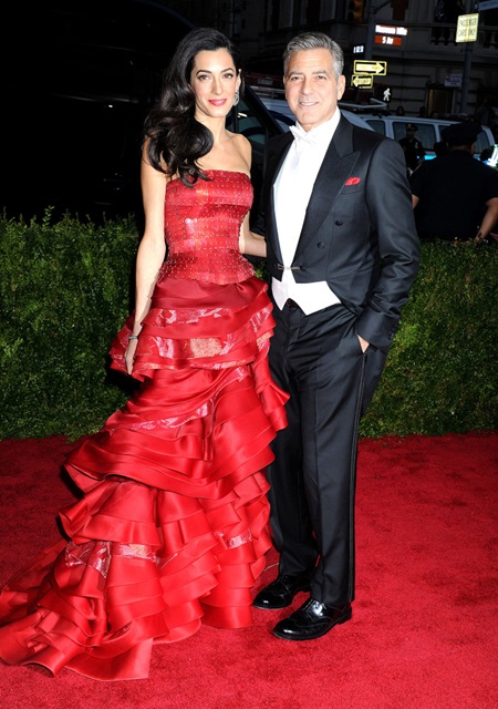 Pictured: George Clooney and Amal Mandatory Credit © Gilbert Flores/Broadimage 2015 Met Gala Costume Institute Benefit - celebrating the opening of China: Through the Looking Glass 5/4/15, New York, NY, United States of America Broadimage Newswire Los Angeles 1+ (310) 301-1027 New York 1+ (646) 827-9134 sales@broadimage.com http://www.broadimage.com