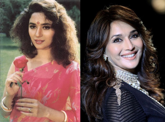 MADHURI DIXIT THEN AND NOW