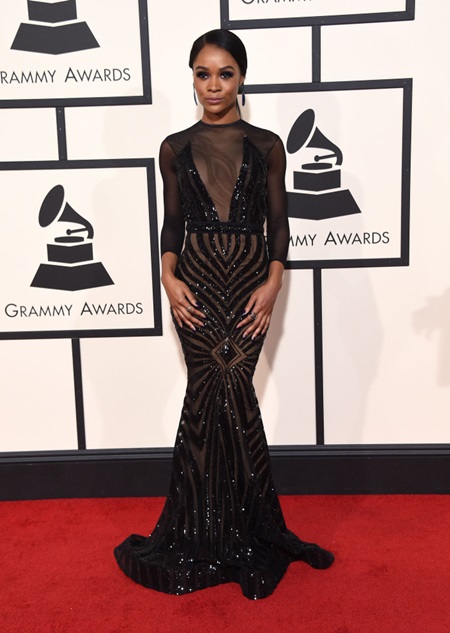 Feb. 15, 2016 - Los Angeles, California, U.S. - Zuri Hall arrives for the 58th Annual Grammy Awards at Staples Center. (Credit Image: © Lisa O'Connor via ZUMA Wire)