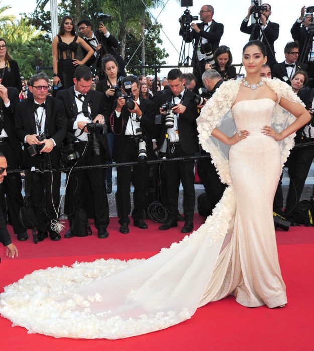 Sonam Kapoor attends the "LOVING" Premiere during the 69th annual International Cannes Film Festival in Cannes, France, 16th May 2016. Credit: Timm/face to face