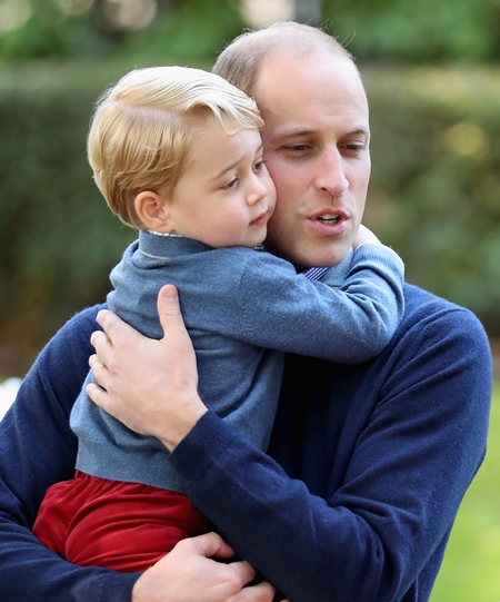 Mandatory Credit: Photo by REX/Shutterstock (6047574ah) Prince George of Cambridge with Prince William, Duke of Cambridge at a children's party for Military families The Duke and Duchess of Cambridge visit Canada - 29 Sep 2016 Prince William, Duke of Cambridge, Catherine, Duchess of Cambridge, Prince George and Princess Charlotte are visiting Canada as part of an eight day visit to the country taking in areas such as Bella Bella, Whitehorse and Kelowna