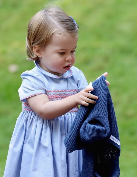 Mandatory Credit: Photo by REX/Shutterstock (6047574t) Princess Charlotte of Cambridge The Duke and Duchess of Cambridge visit Canada - 29 Sep 2016 Prince William, Duke of Cambridge, Catherine, Duchess of Cambridge, Prince George and Princess Charlotte are visiting Canada as part of an eight day visit to the country taking in areas such as Bella Bella, Whitehorse and Kelowna