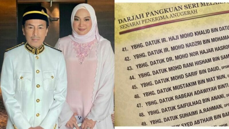 Hari Terindah Tak Pernah Saya Impikan Amy Search Terima Gelaran Datuk