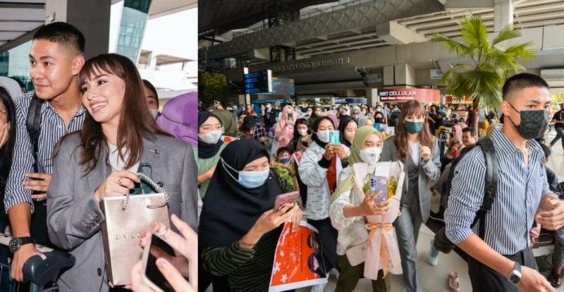Terkejut! Peminat Dari Indonesia Kerumun Meerqeen dan Anna Jobling Di Lapangan Terbang