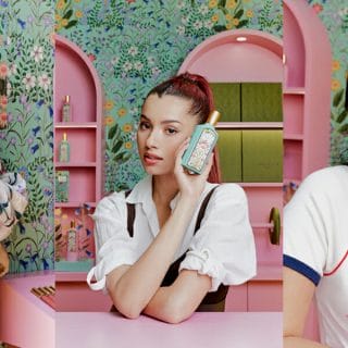 Gucci Flora Fantasy Penyeri Hari Amelia, Rose & Ally Mukhriz