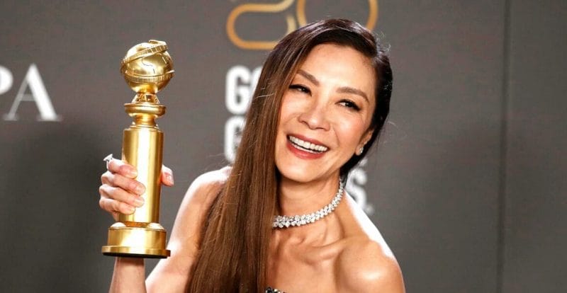 Respons Michelle Yeoh Ketika Diminta Berhenti Berucap Di Golden Globes