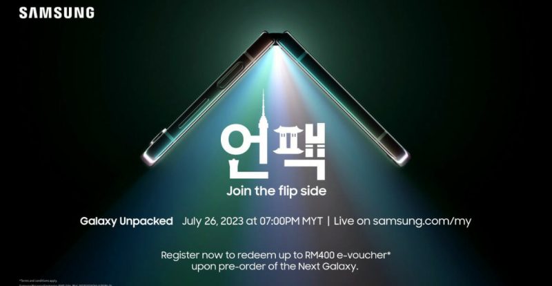 Anda Dijemput #JoinTheFlipSide Bersama Samsung Galaxy Uunpacked 2023