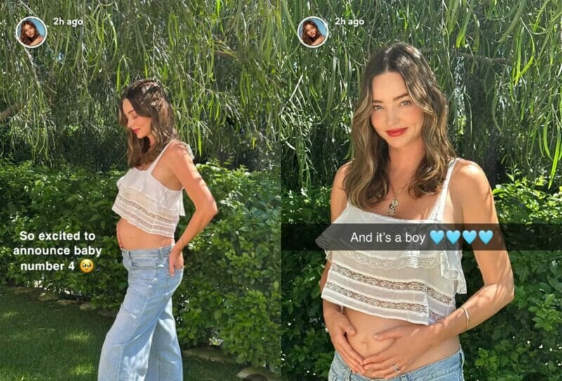 miranda kerr hamil anak keempat