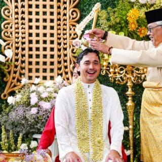 Foto Majlis Siraman Istiadat Perkahwinan Diraja, Tengku Muhammad