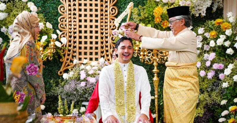 Foto Majlis Siraman Istiadat Perkahwinan Diraja, Tengku Muhammad